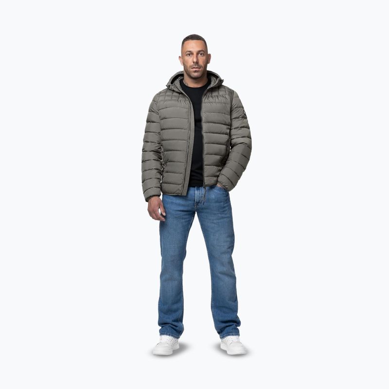 Herren-Winterjacke Pitbull Foothill Hooded Padded taupe 2
