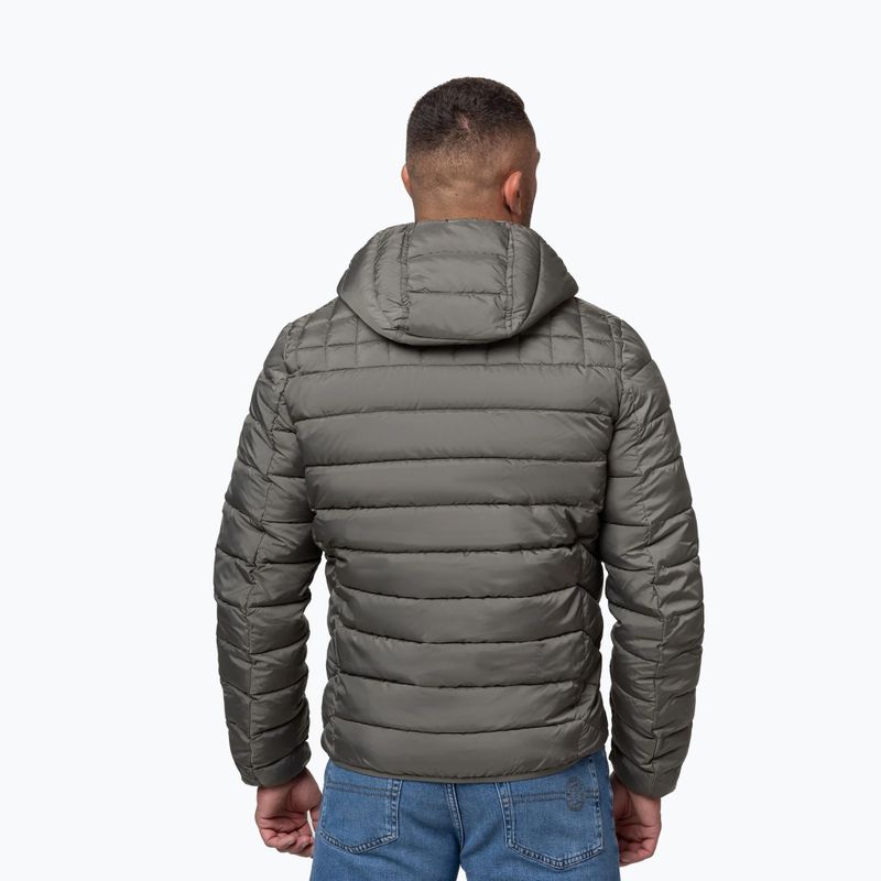 Herren-Winterjacke Pitbull Foothill Hooded Padded taupe 3