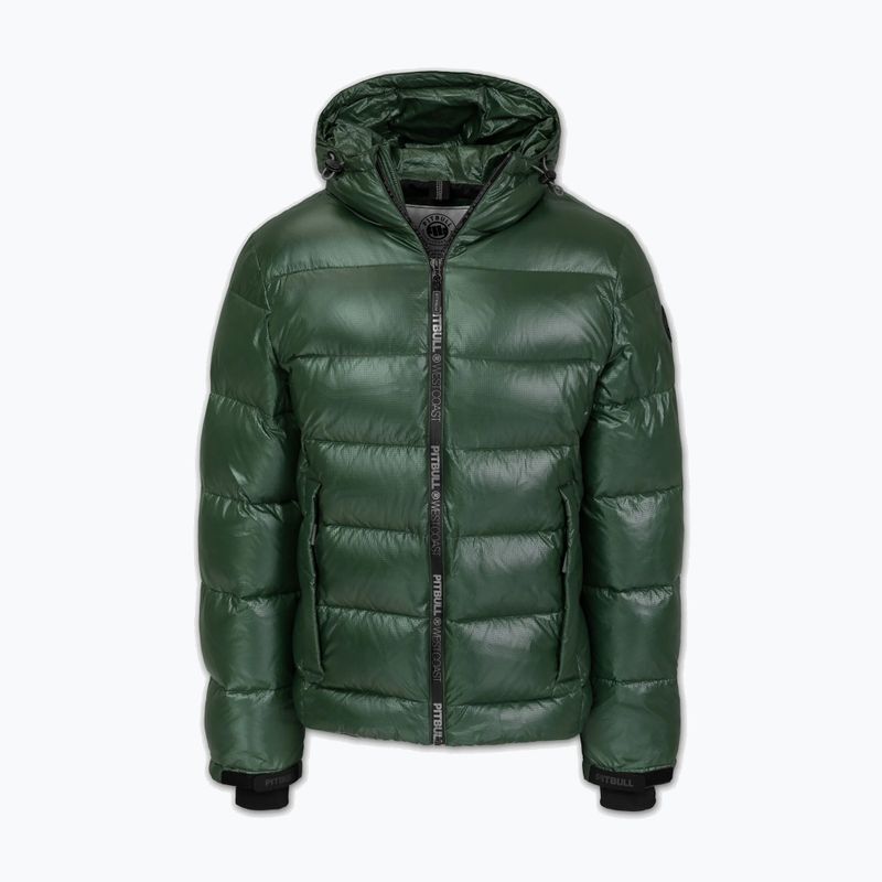 Herren-Winterjacke Pitbull Pepperwood Ribstop Padded Hooded black/green 5