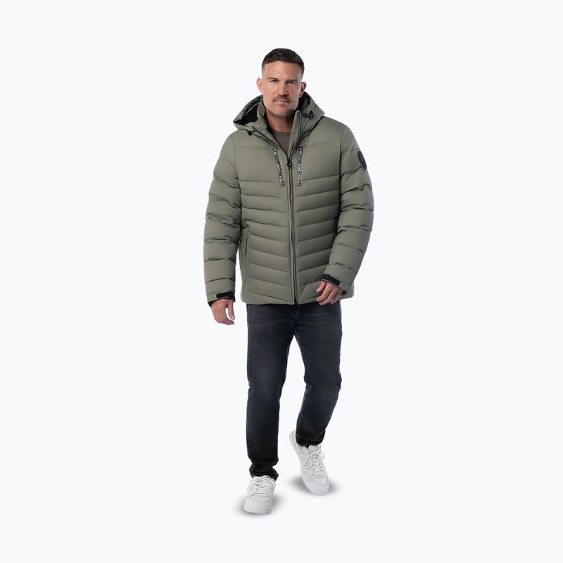 Herren Winterjacke Pitbull Crestline Padded Hooded dusty sage 2