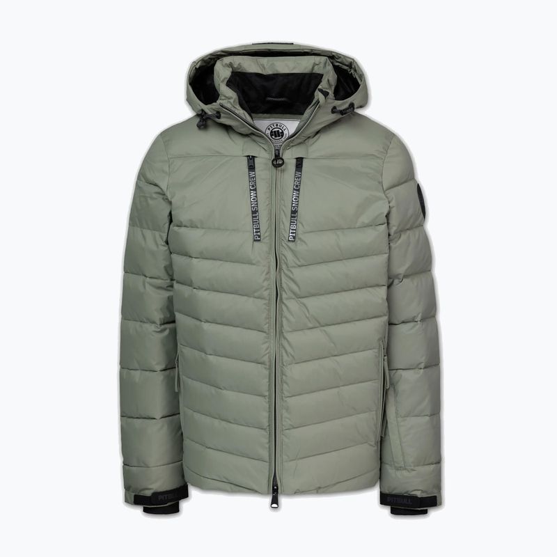 Herren Winterjacke Pitbull Crestline Padded Hooded dusty sage 4