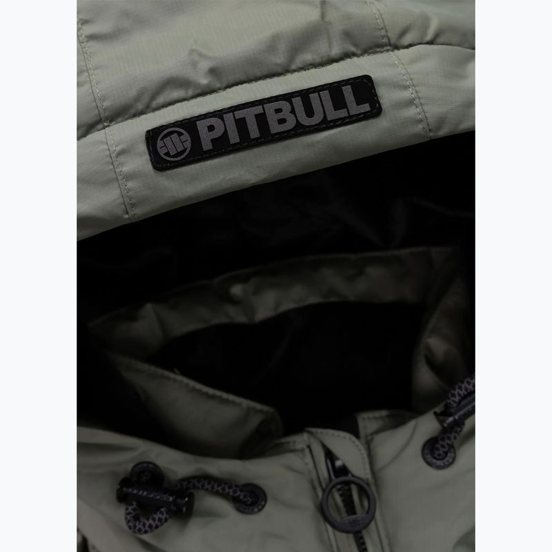 Herren Winterjacke Pitbull Crestline Padded Hooded dusty sage 6