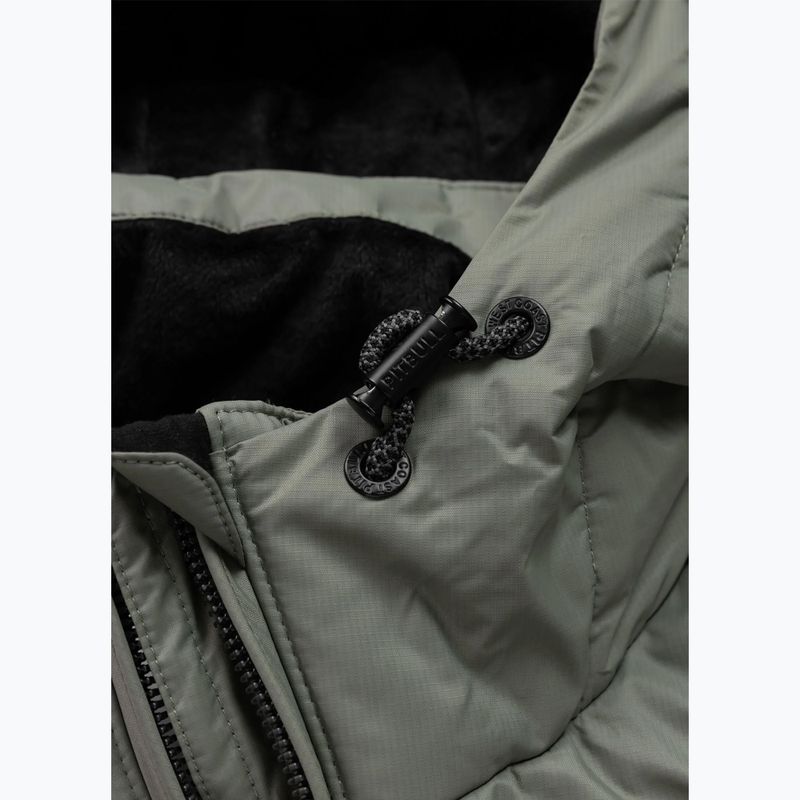 Herren Winterjacke Pitbull Crestline Padded Hooded dusty sage 7