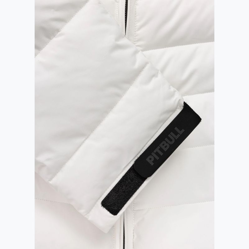 Herren-Winterjacke Pitbull Crestline Padded Hooded off white 13