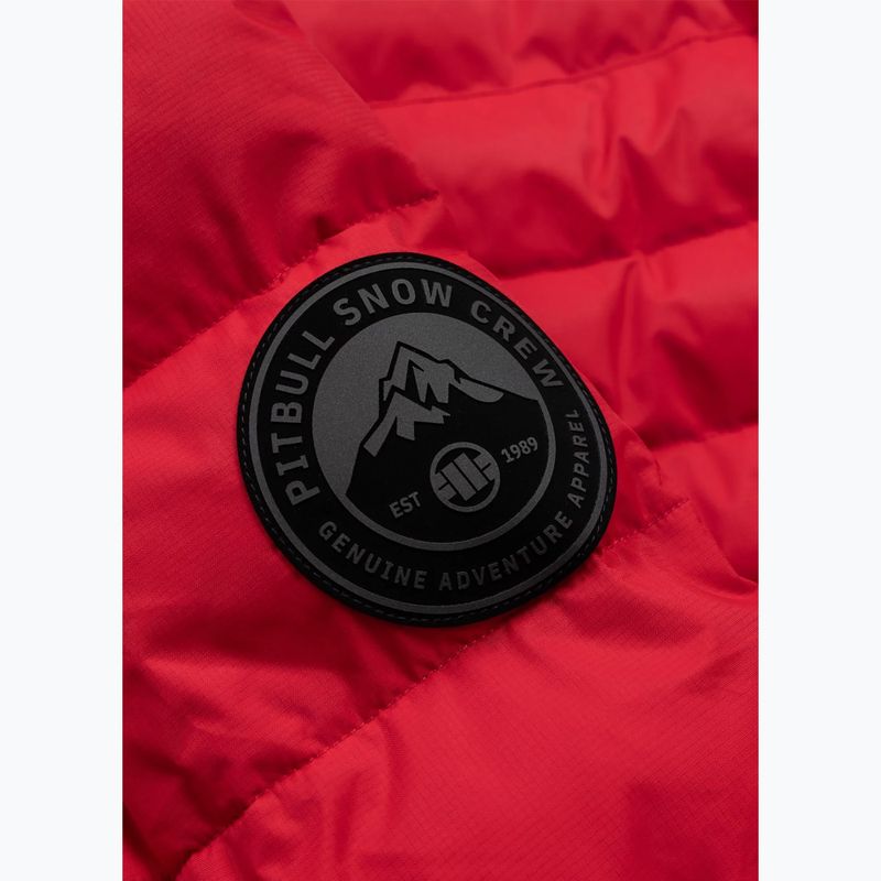 Herren Winterjacke Pitbull Crestline Padded Hooded red 11