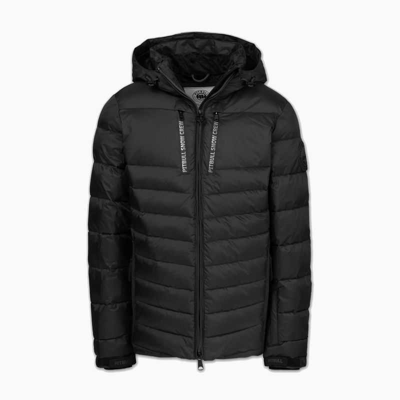 Herren Winterjacke Pitbull Crestline Padded Hooded black 5