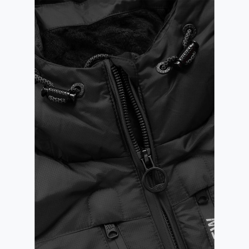 Herren Winterjacke Pitbull Crestline Padded Hooded black 7