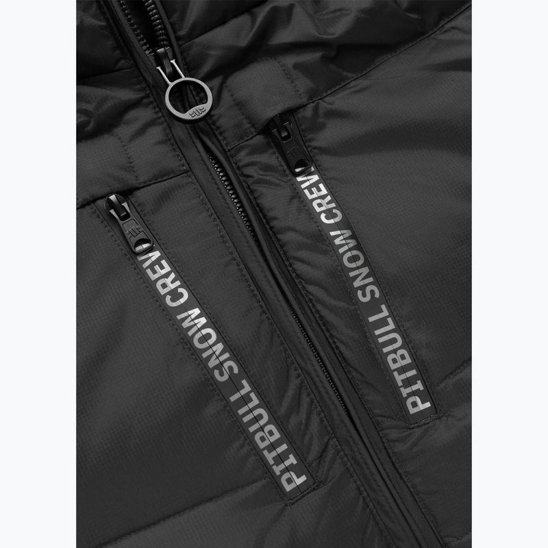 Herren Winterjacke Pitbull Crestline Padded Hooded black 8