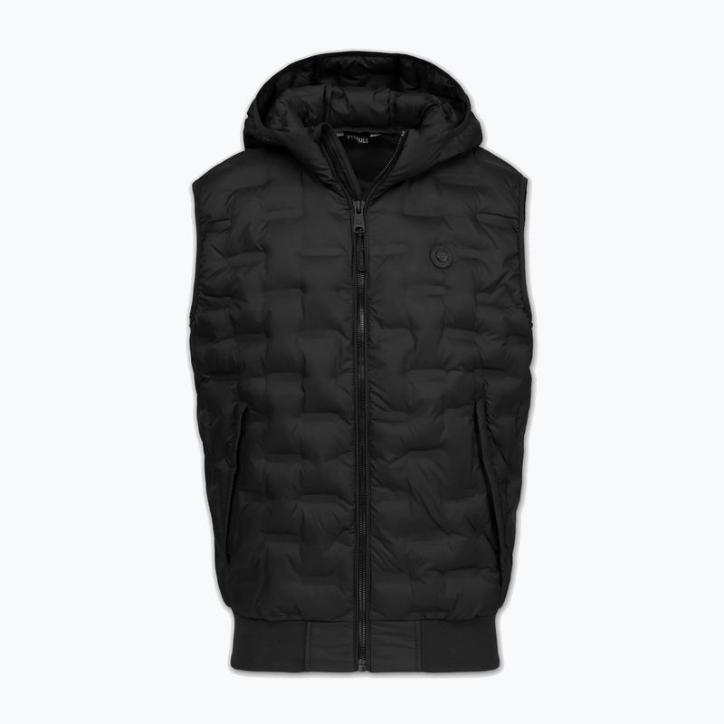 Herren Weste Pitbull Fisk Quilted Hooded black 5