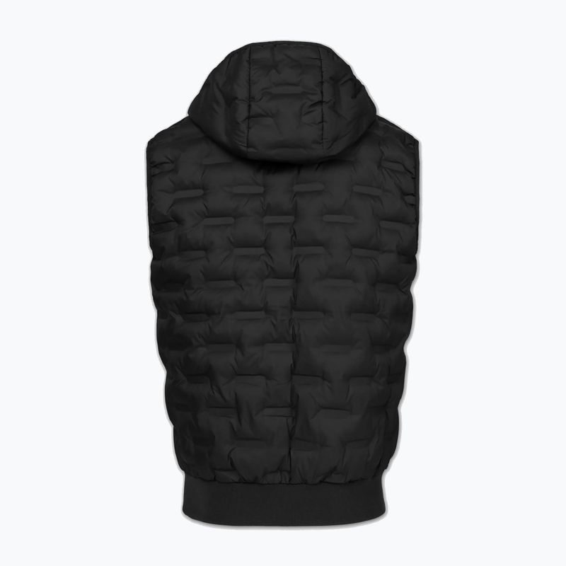 Herren Weste Pitbull Fisk Quilted Hooded black 6