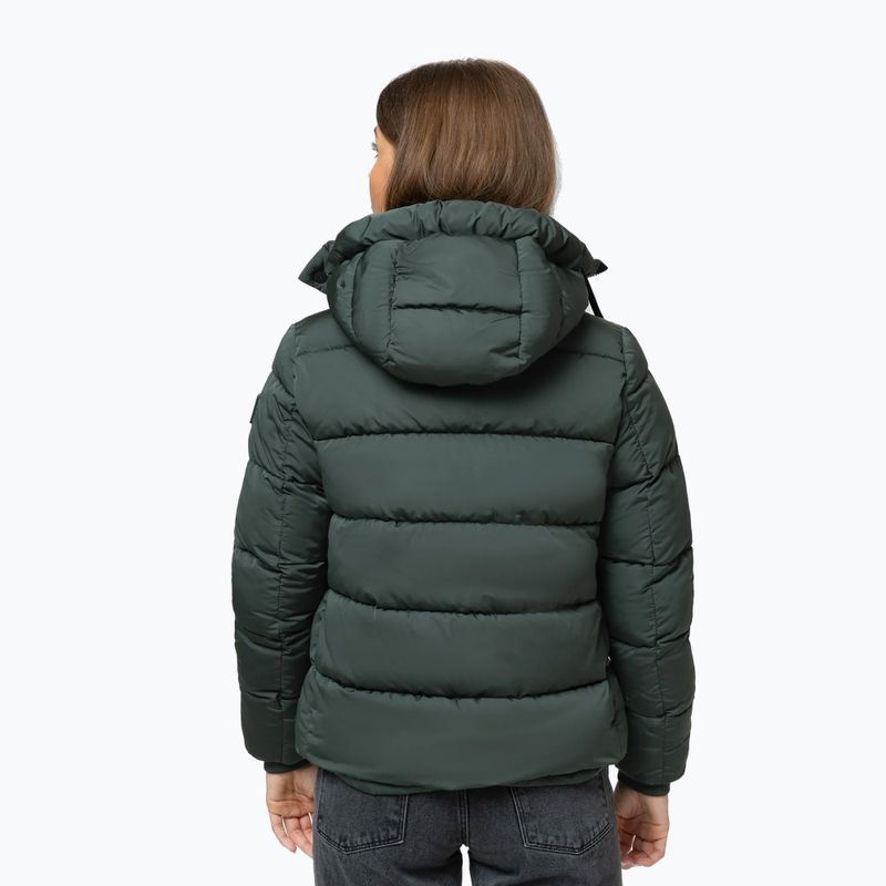 Damen Winterjacke Pitbull Amalia Padded Hooded dark green 3