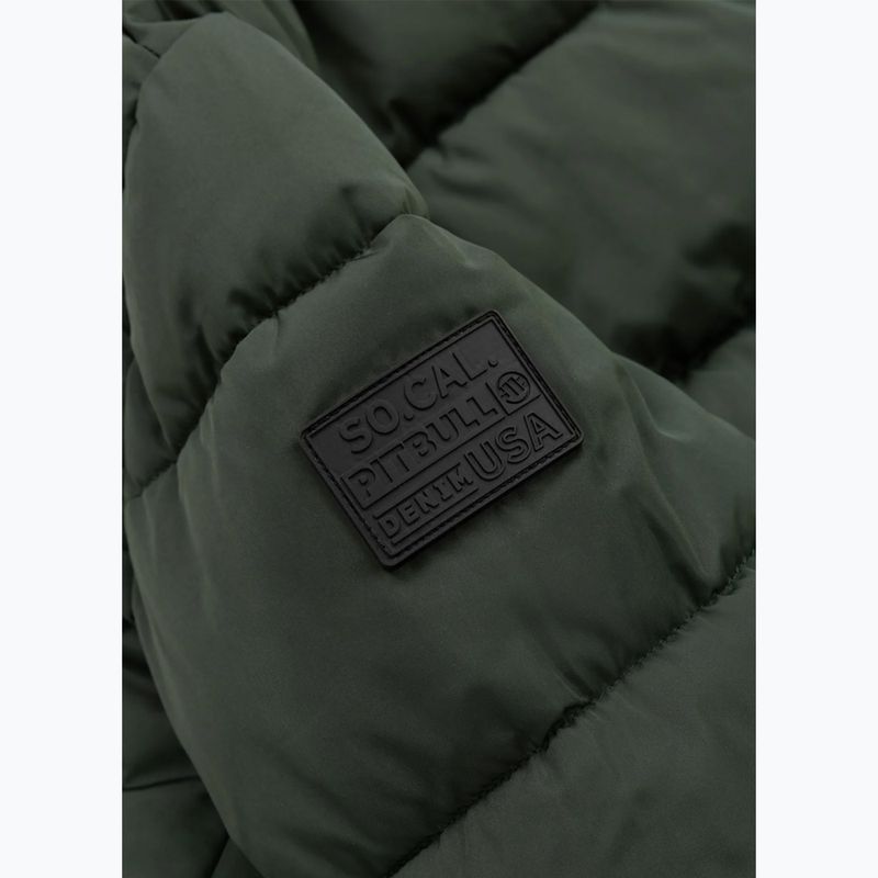 Damen Winterjacke Pitbull Amalia Padded Hooded dark green 9