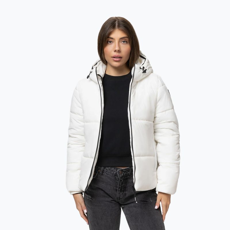 Damen Winterjacke Pitbull Vista Quilted Hooded off-white 4