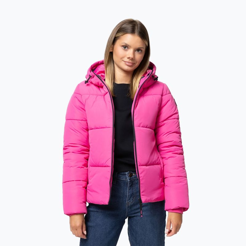 Damen Winterjacke Pitbull Vista Quilted Hooded pink 3