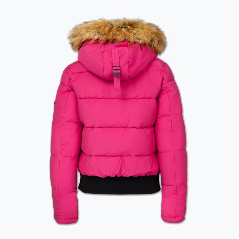 Damen-Winterjacke Pitbull Azalea Quilted Hooded raspberry red 8