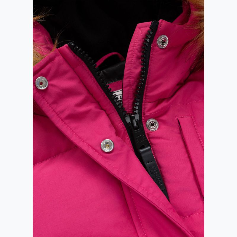 Damen-Winterjacke Pitbull Azalea Quilted Hooded raspberry red 9