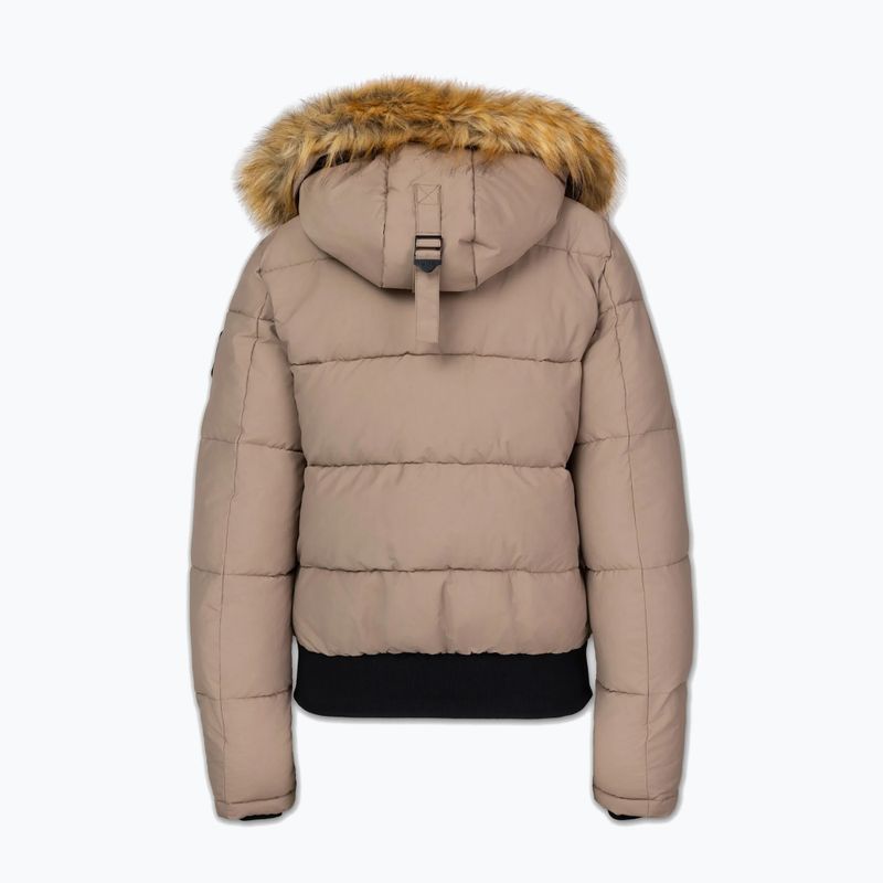 Damen-Winterjacke Pitbull Azalea Quilted Hooded dark sand 8