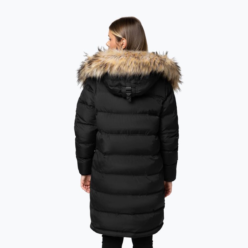 Damen-Winterjacke Pitbull Queenston Padded Hooded black 3