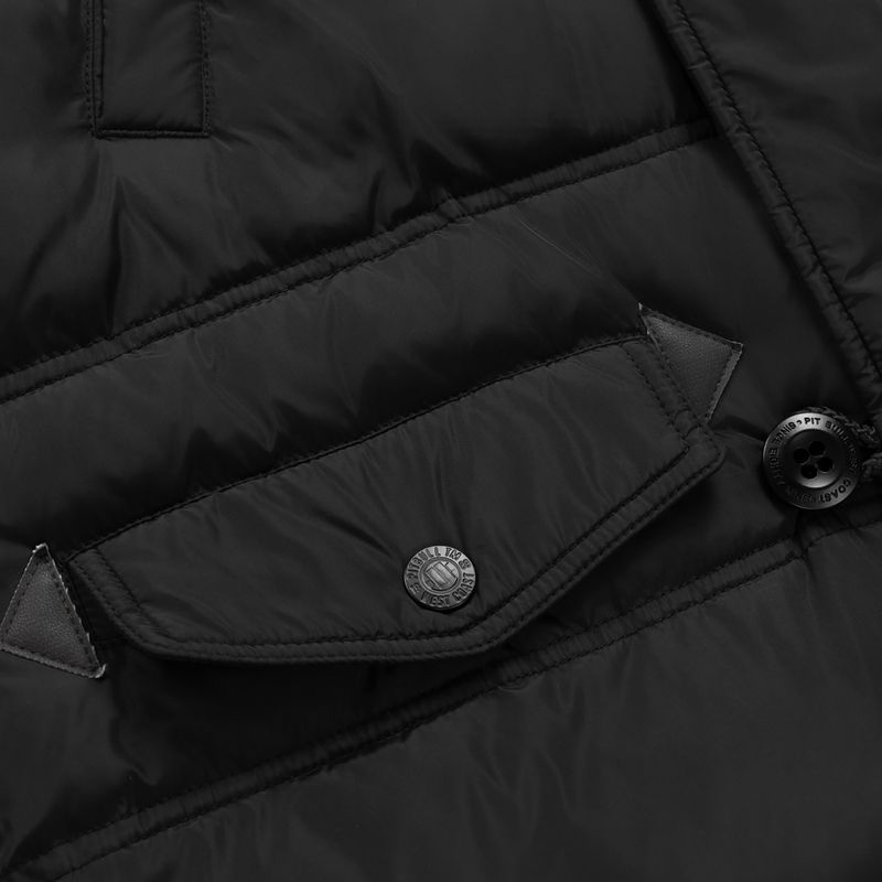 Damen-Winterjacke Pitbull Queenston Padded Hooded black 9