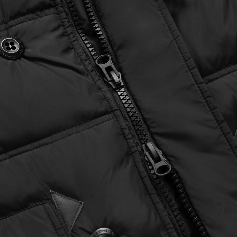 Damen-Winterjacke Pitbull Queenston Padded Hooded black 11