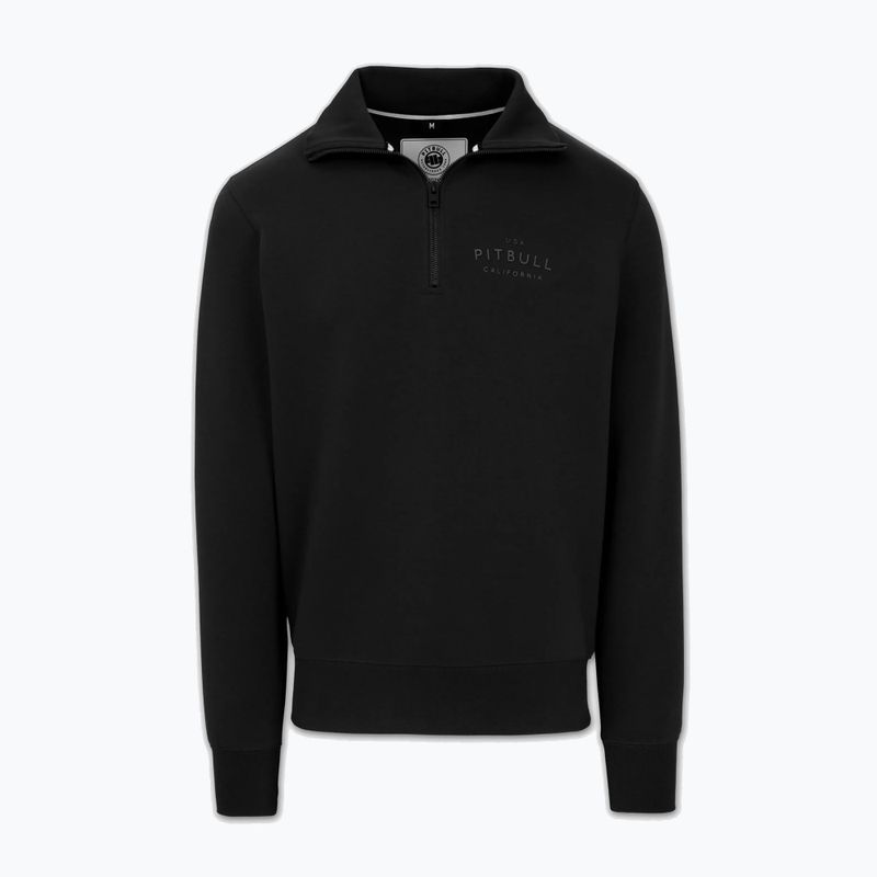 Herren-Sweatshirt Pitbull Sampson HZ black 5