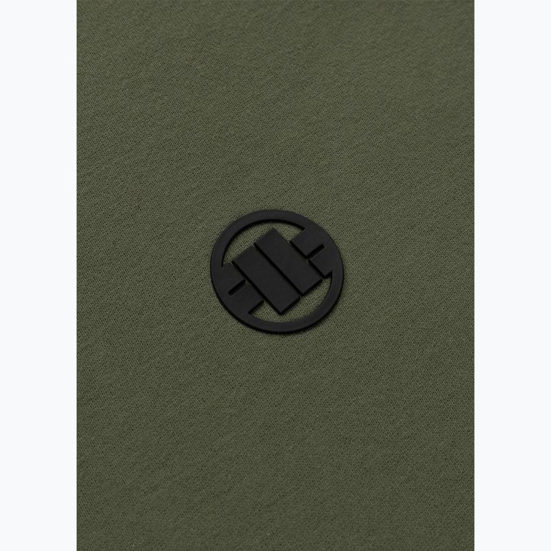 Herren-Sweatshirt Pitbull Small Logo Crewneck olive 4