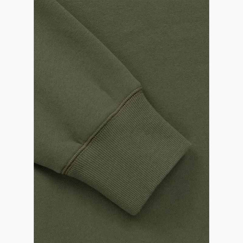 Herren-Sweatshirt Pitbull Small Logo Crewneck olive 5