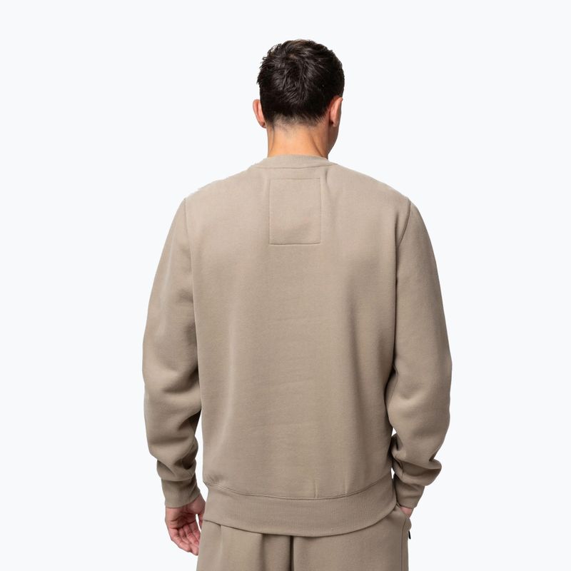 Herren Sweatshirt Pitbull Small Logo Crewneck pale sand 3