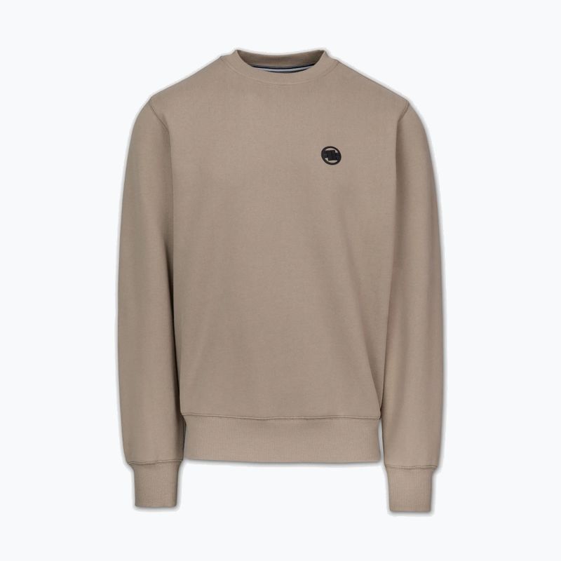Herren Sweatshirt Pitbull Small Logo Crewneck pale sand 6