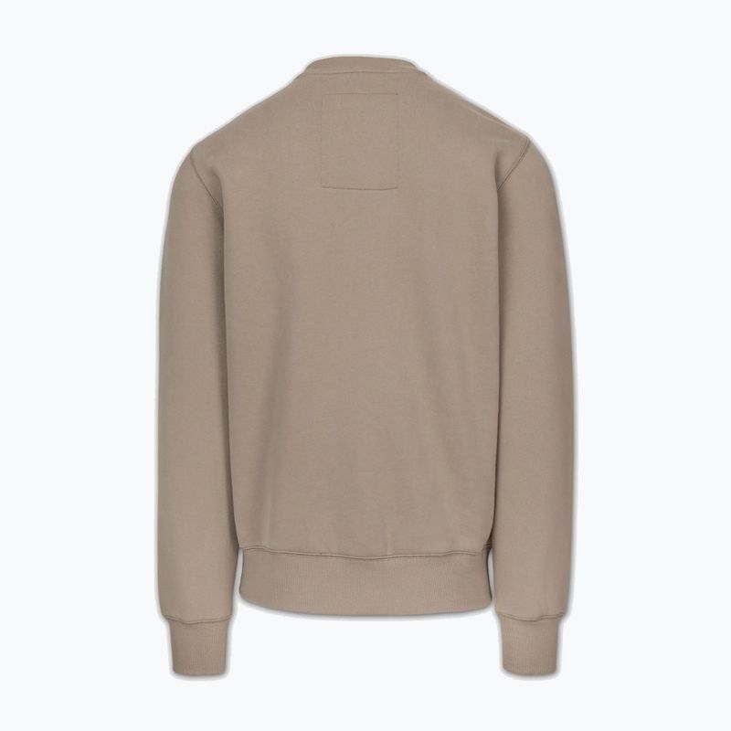 Herren Sweatshirt Pitbull Small Logo Crewneck pale sand 7