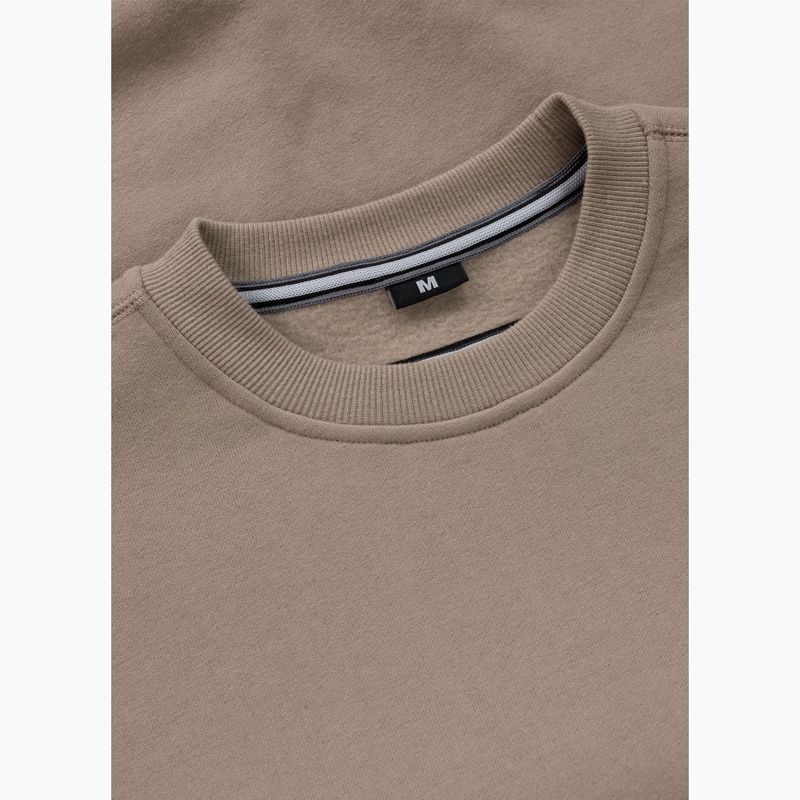 Herren Sweatshirt Pitbull Small Logo Crewneck pale sand 8