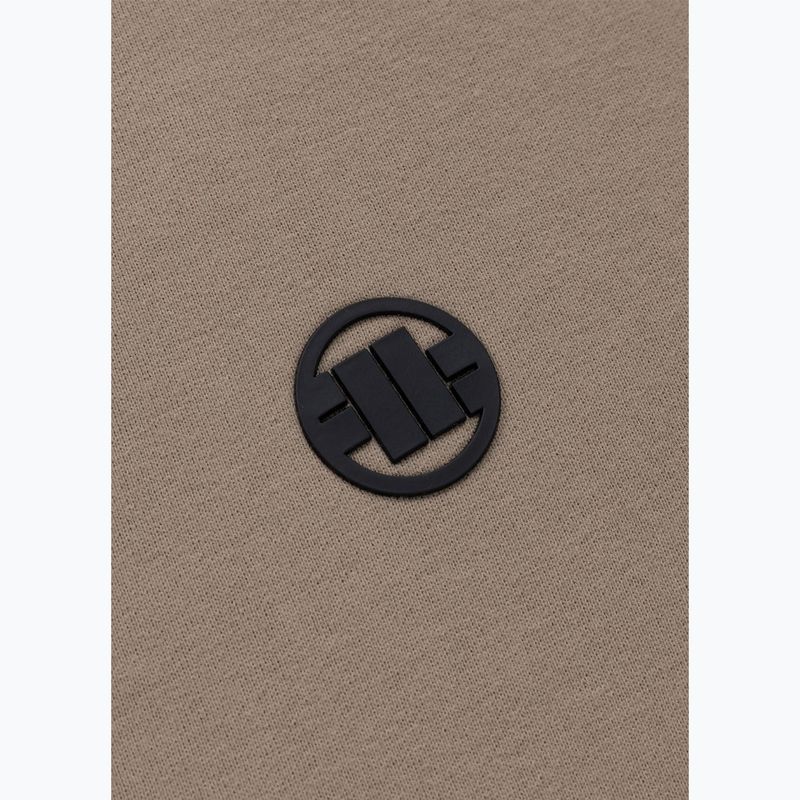 Herren Sweatshirt Pitbull Small Logo Crewneck pale sand 9