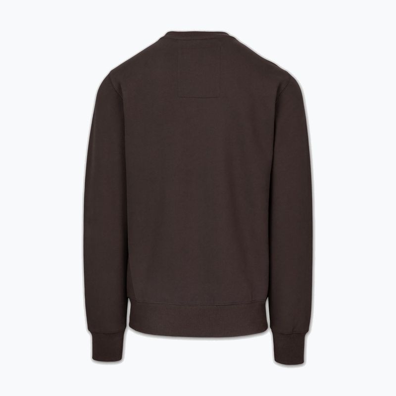 Herren-Sweatshirt Pitbull Small Logo Crewneck dark chocolate 5