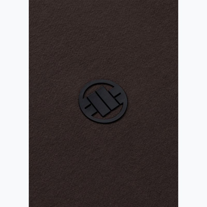 Herren-Sweatshirt Pitbull Small Logo Crewneck dark chocolate 7