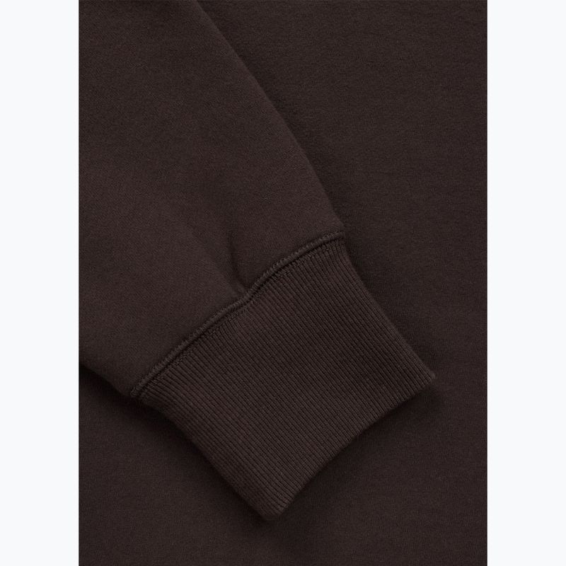 Herren-Sweatshirt Pitbull Small Logo Crewneck dark chocolate 8