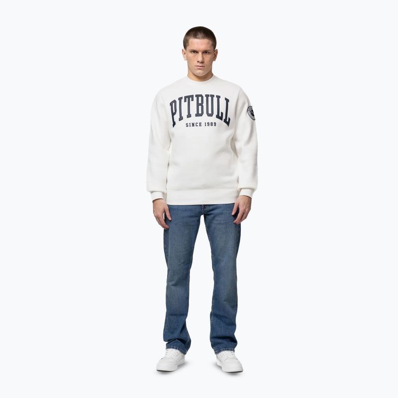 Herren Sweatshirt Pitbull Norton Crewneck off-white 2