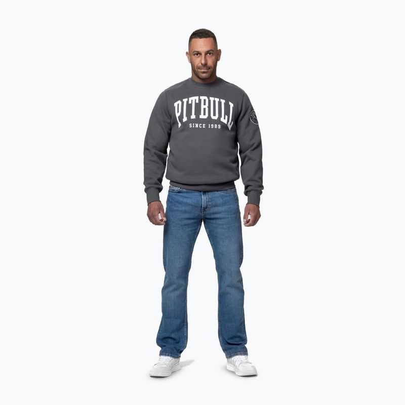 Herren-Sweatshirt Pitbull Norton Crewneck graphite 2