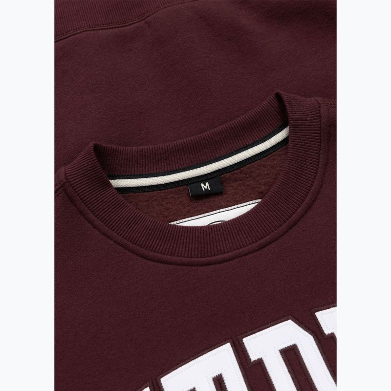 Herren-Sweatshirt Pitbull Norton Crewneck dark burgundy 6