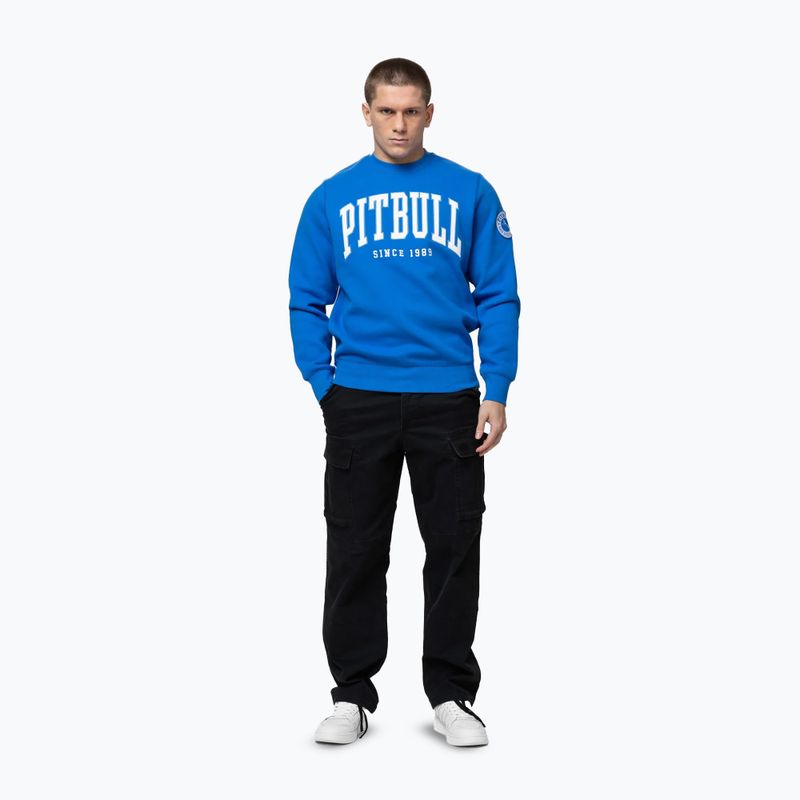 Herren-Sweatshirt Pitbull Norton Crewneck azure blue 2