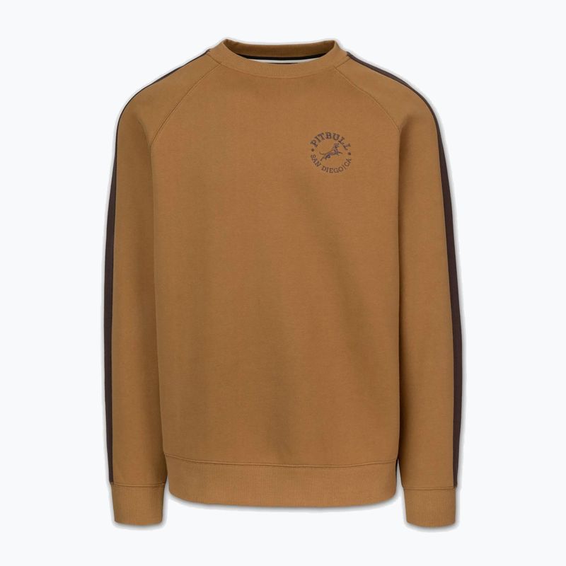 Herren Sweatshirt Pitbull San Diego Ca Crewneck honey yellow 3