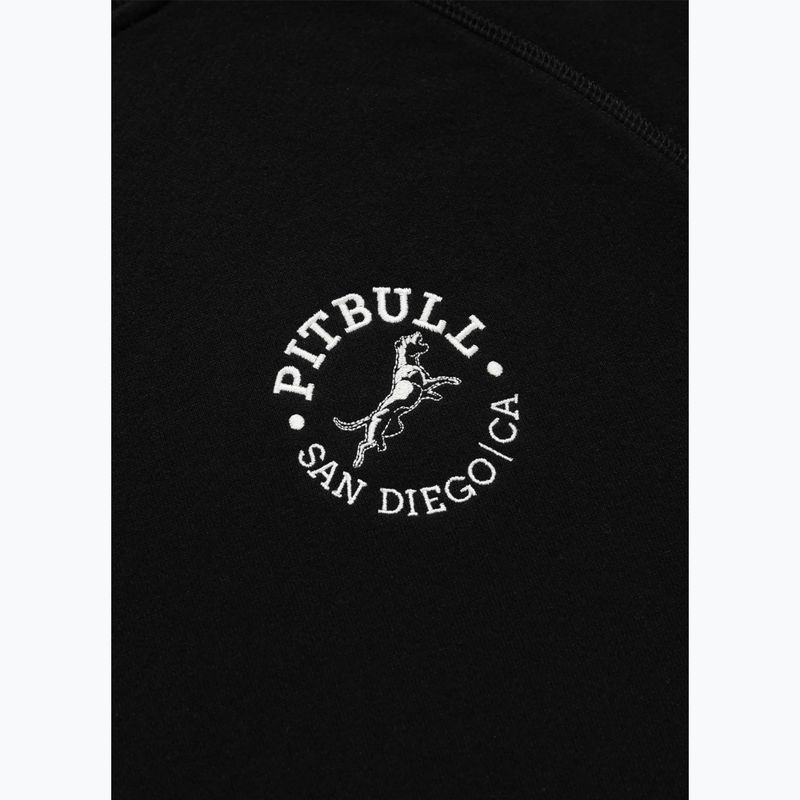 Herren Sweatshirt Pitbull San Diego Ca Crewneck black 7