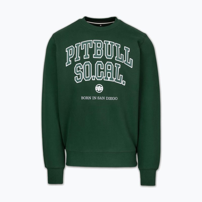 Herren-Sweatshirt Pitbull So Cal Crewneck hunter green 4