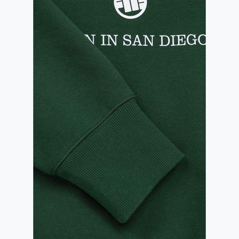 Herren-Sweatshirt Pitbull So Cal Crewneck hunter green 9