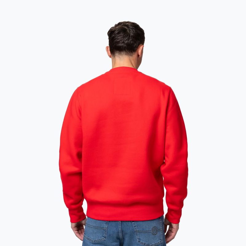 Herren Sweatshirt Pitbull So Cal Crewneck fluorescent red 3