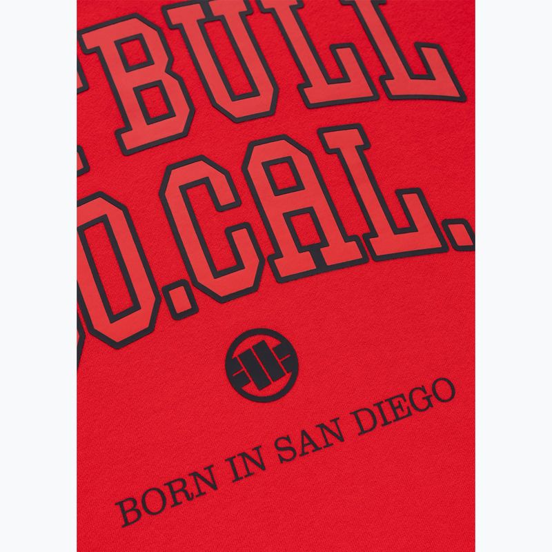 Herren Sweatshirt Pitbull So Cal Crewneck fluorescent red 8