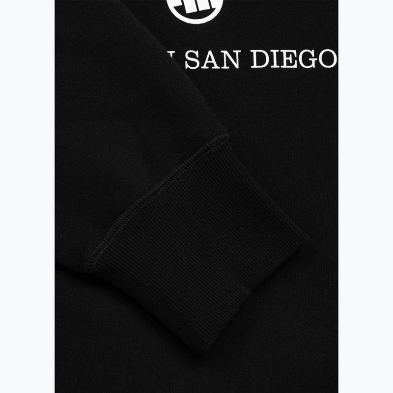 Herren-Sweatshirt Pitbull So Cal Crewneck black 6