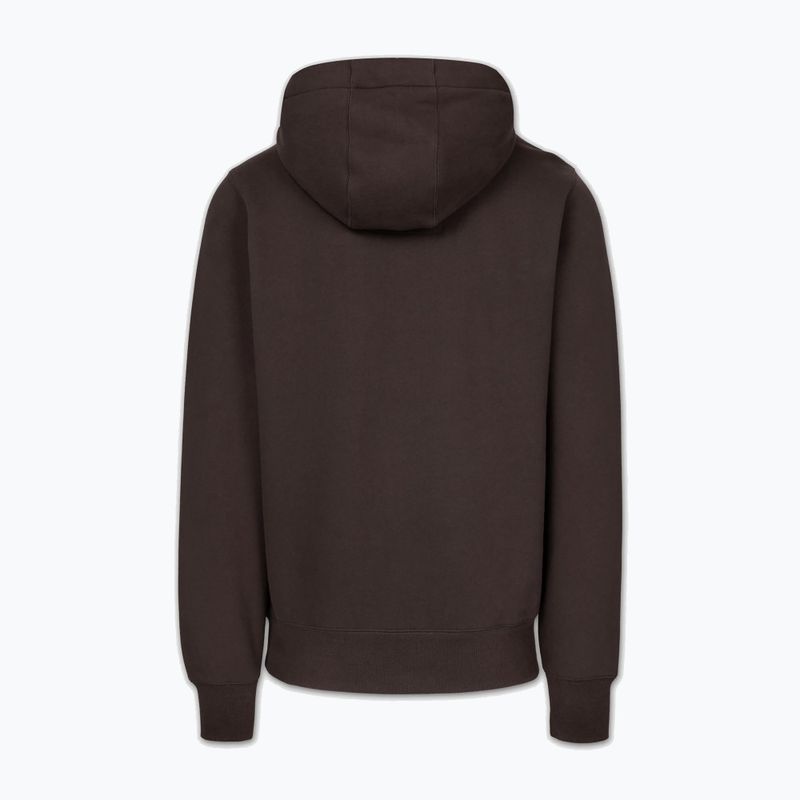 Herren Hoodie Pitbull Small Logo Hooded dark chocolate 2