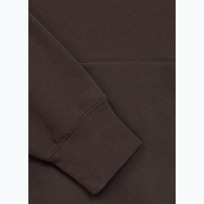 Herren Hoodie Pitbull Small Logo Hooded dark chocolate 5