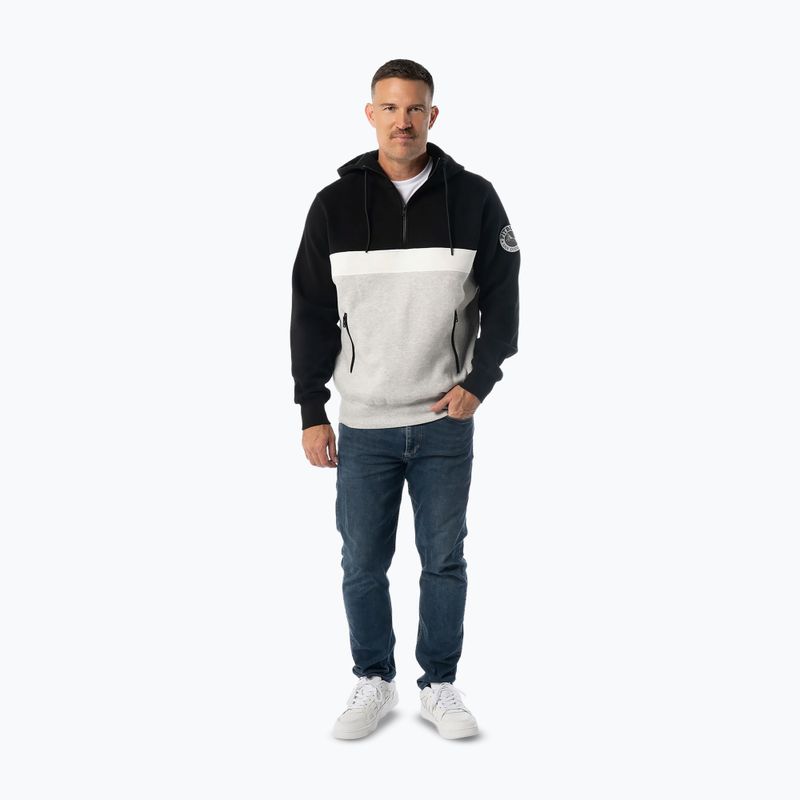 Herren Kapuzenpullover Pitbull Gibson Hooded black/grey melange 2