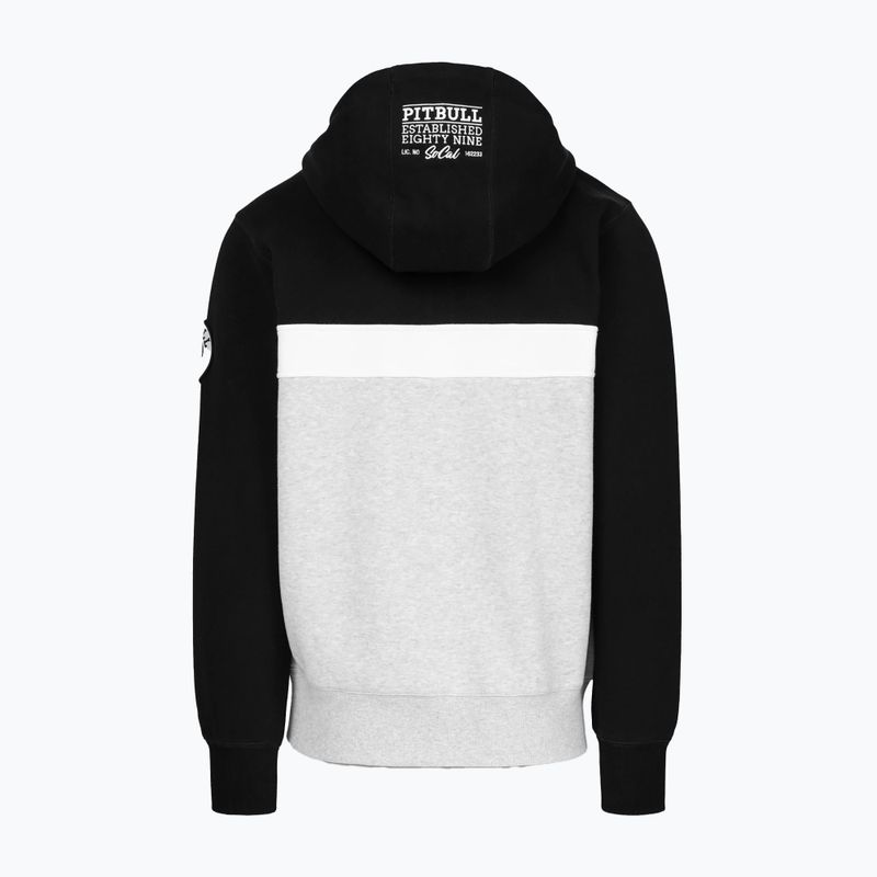 Herren Kapuzenpullover Pitbull Gibson Hooded black/grey melange 2
